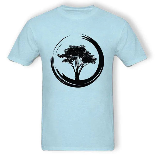 T-Shirt Bouddha - Arbre de Vie et Enso - Édition Signature