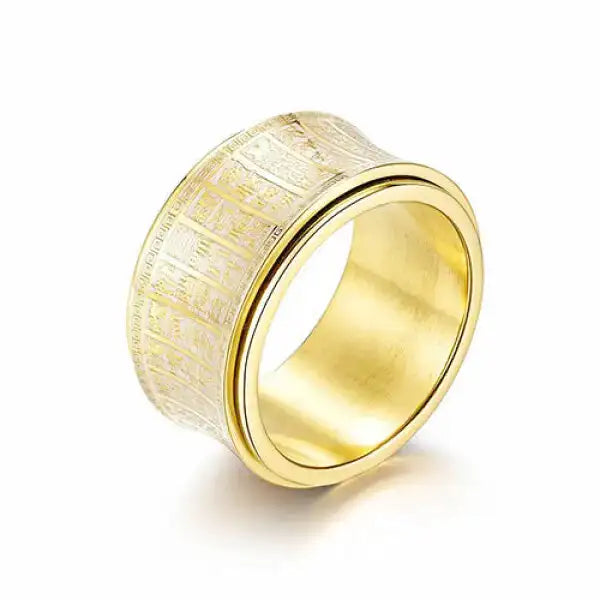 Bague Bouddha — L’Anneau Bouddhiste en Acier Inoxydable