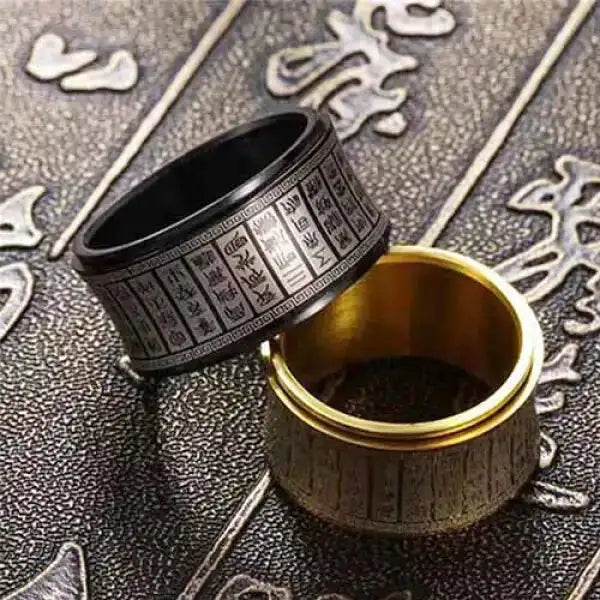 Bague Bouddha — L’Anneau Bouddhiste en Acier Inoxydable