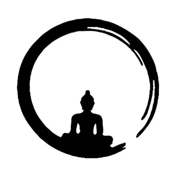 Bouddha Zen Sticker – Autocollant Signature