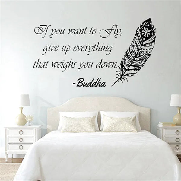 Bouddha Sticker – Citations et Dessins Muraux
