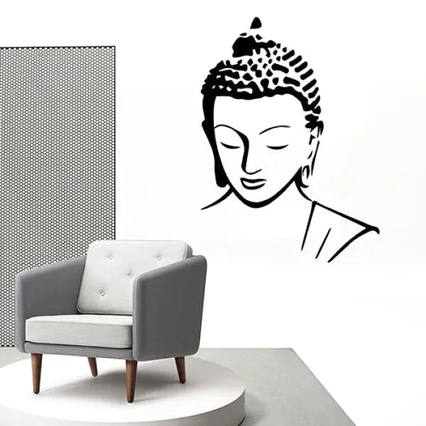 Sticker Tête de Bouddha - Édition Signature