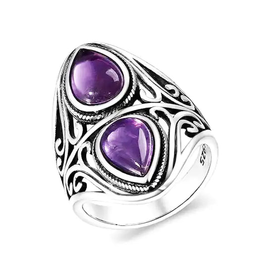 bague-argent-femme-amethyste