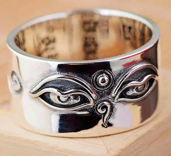 Bague Yeux de Bouddha – Argent
