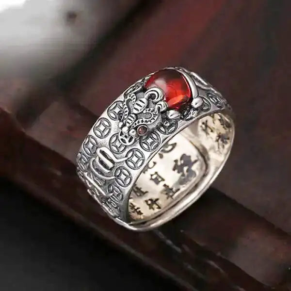 Bague Bouddha – Protection Tibétaine en Argent