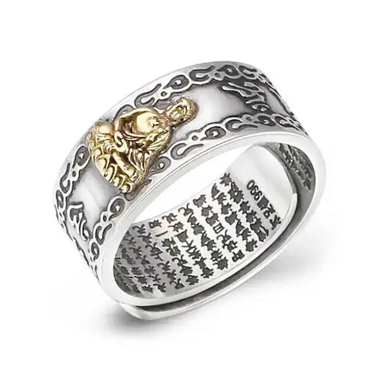 bague-bouddhiste-argent