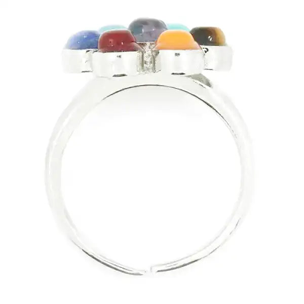Bague Bouddha Chakras – Alliage Zinc