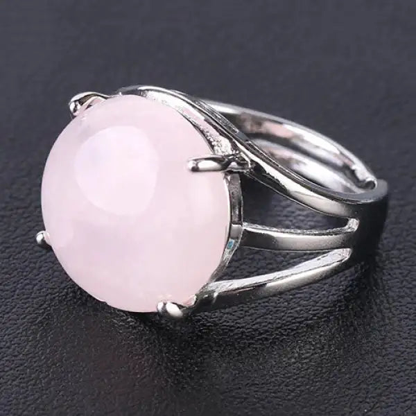 Bague Bouddha Cabochon en Acier - ZenAura