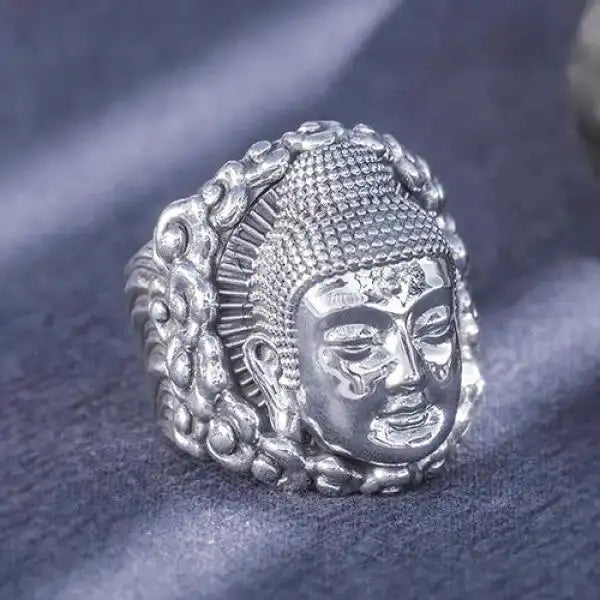 Bague Bouddha pour Homme – Argenté Signature
