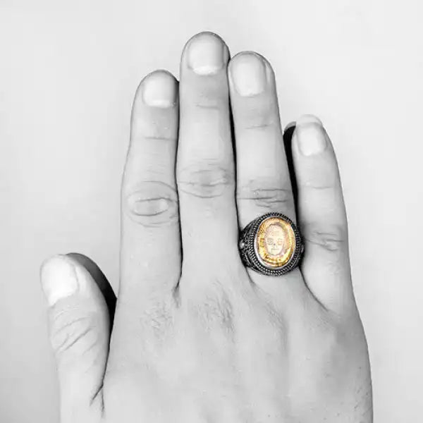 Bague Bouddha pour Homme — Acier Inoxydable | Édition Zen