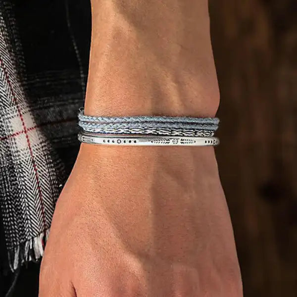 Bracelet Bouddhiste Ancestral Tibétain — Édition Signature