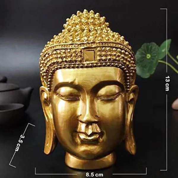 Tête Bouddha Mural - Édition Signature