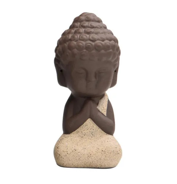 Statuette Bouddha: Le Message des Quatre Indiennes
