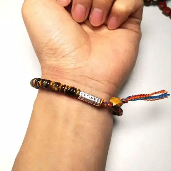 Bracelet Bouddha Signature – Perles d'Œil de Tigre