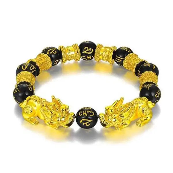 Bracelet Bouddhiste et Pixiu: Créature Chinoise de Protection