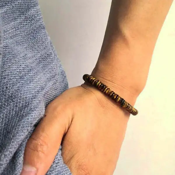 Bracelet Bouddha Signature – Perles d'Œil de Tigre