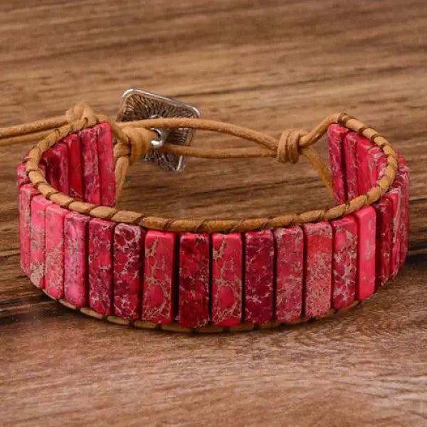 Bracelet Bouddhiste Premium – Multi Pierres Naturelles