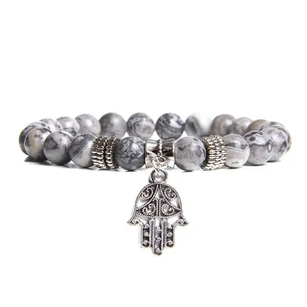 Bracelet Bouddhiste Zen et Guérison de la Main de Fatma