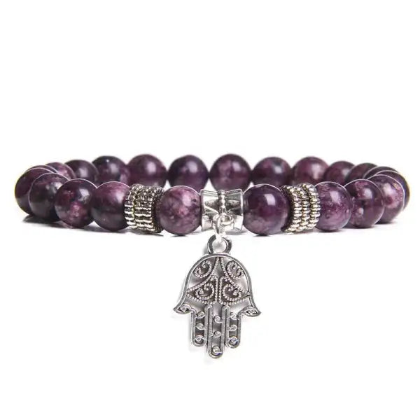 Bracelet Bouddhiste Zen et Guérison de la Main de Fatma