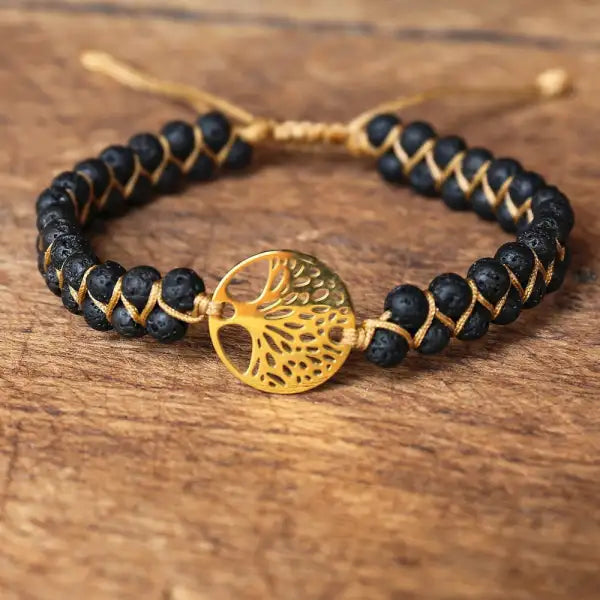 Bracelet Bouddhiste Arbre de Vie – Édition Zen
