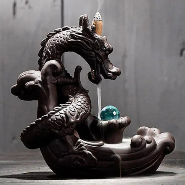 Porte-Encens Dragon Cascade – Édition Signature