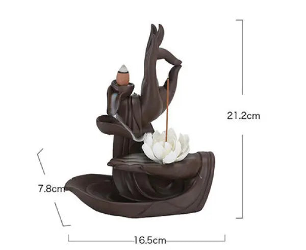 Porte-Encens Main de Bouddha — Édition Zen