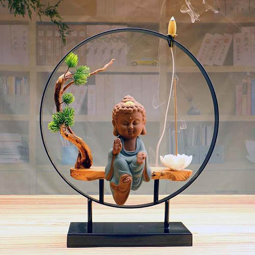 Bouddha Zen — Brûleur d’Encens Premium