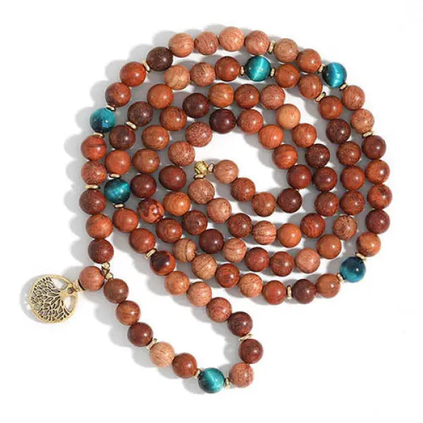 Chapelet Bouddhiste avec Pendentif Arbre de Vie — Édition Signature