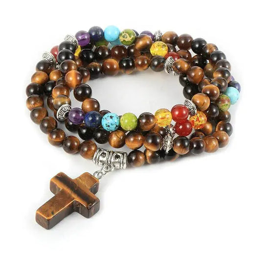 collier-chapelet-croix-perles