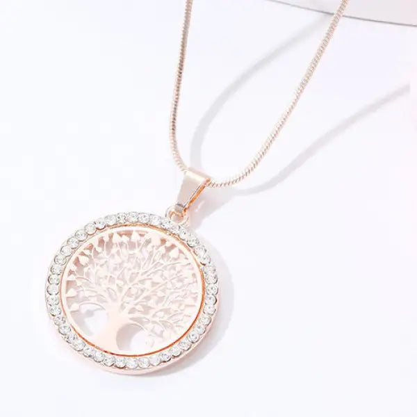 Pendentif Bouddha avec l'Arbre de Vie en Acier - Édition Signature