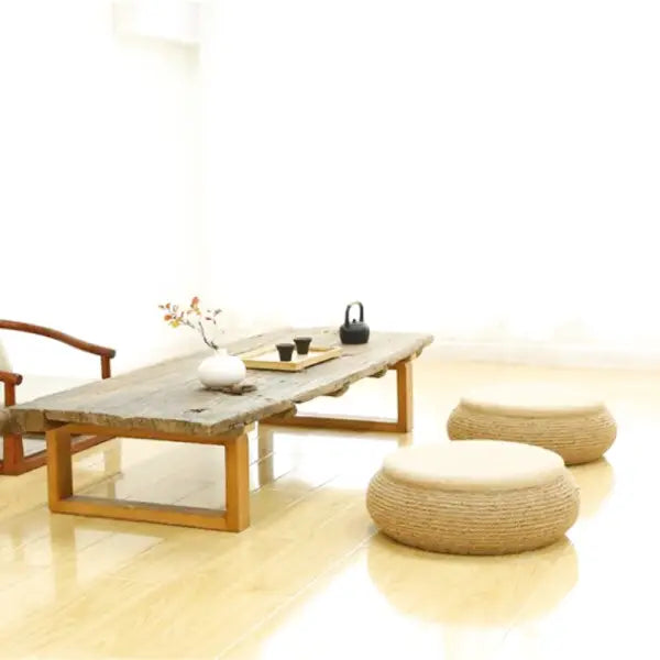 Coussin Tatami Naturel – Signature Japonais
