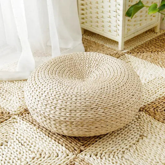 coussin-rond-yoga-en-rotin