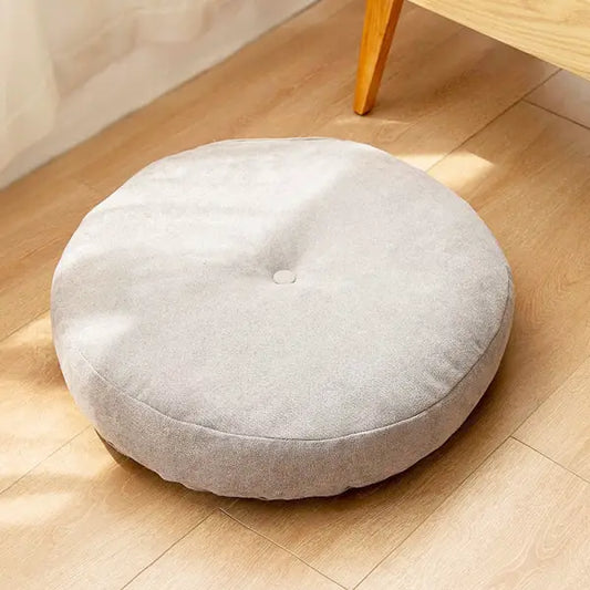 coussin-rond-de-yoga-gris