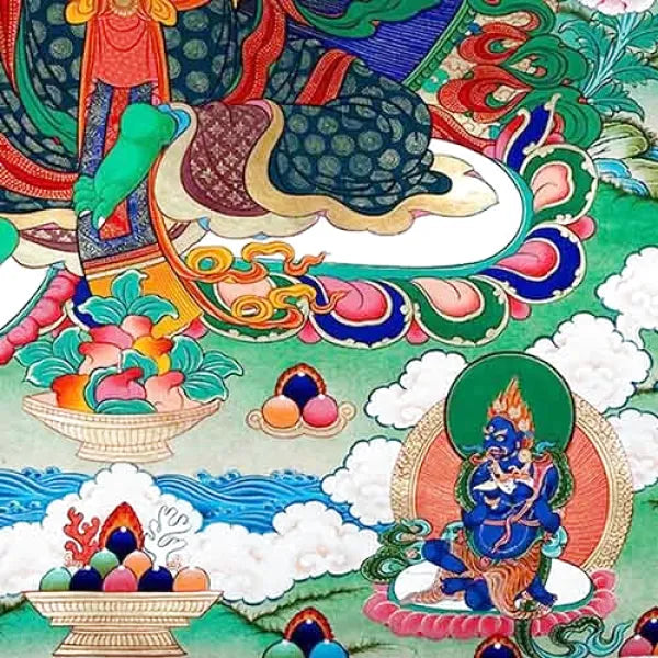 Thangka Tara Verte: Divinité
