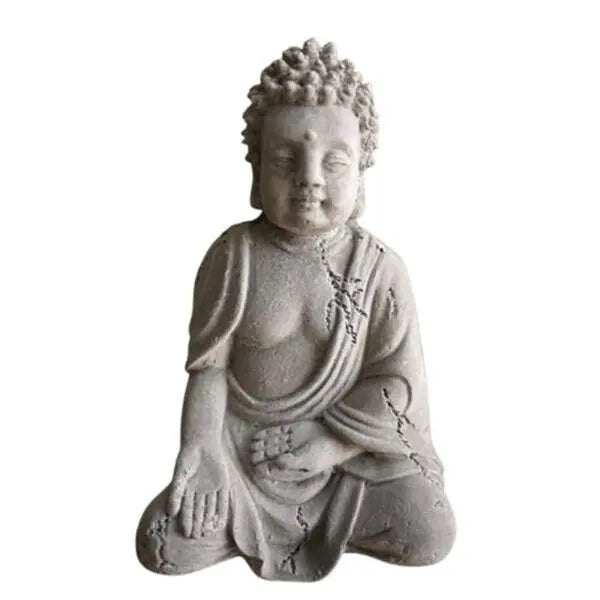 BouddhaCraft: Statue Sculptée Artisanale