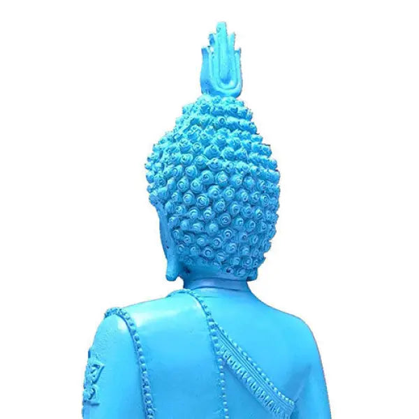 Statue Bouddha: Le Dieu en Bleu