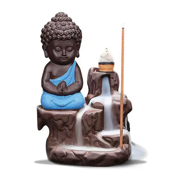 Porte-Encens Bouddha Fontaine — Signature Zen