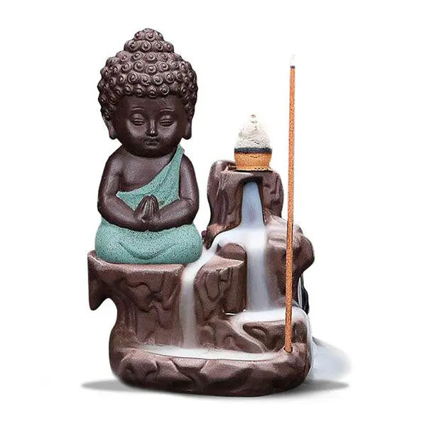 Porte-Encens Bouddha Fontaine — Signature Zen