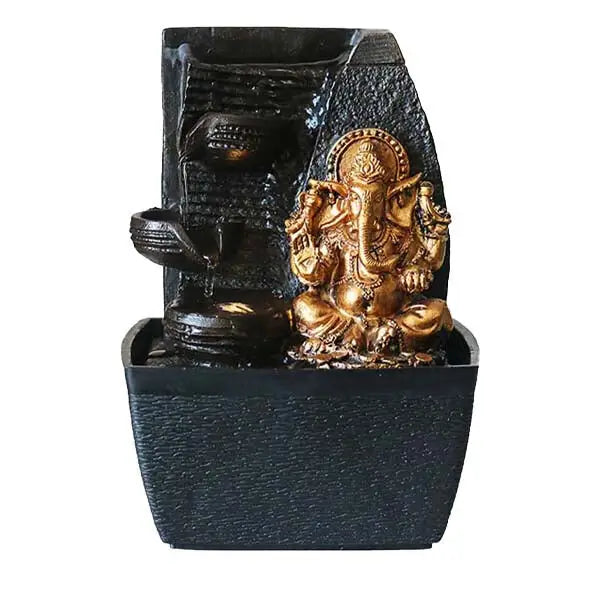 Fontaine Bouddha et Ganesh — Signature Divine
