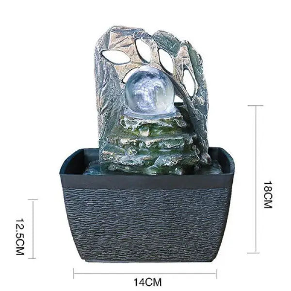 Fontaine Bouddha ZenFlow pour Jardin Intérieur