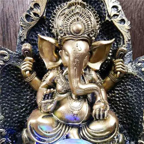 Fontaine d'Eau Déco Bouddha & Ganesh – Zen & Élégance