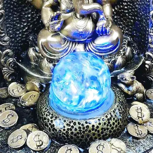 Fontaine d'Eau Déco Bouddha & Ganesh – Zen & Élégance