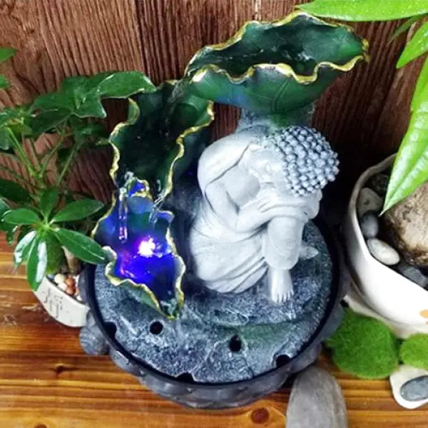 Fontaine Bouddha – Décoration de Table Zen