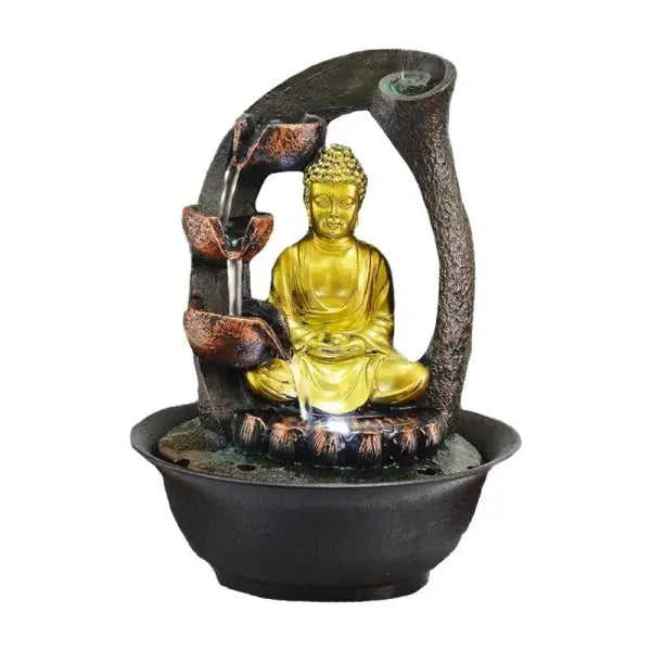 Fontaine d'Or: Bouddha en Méditation