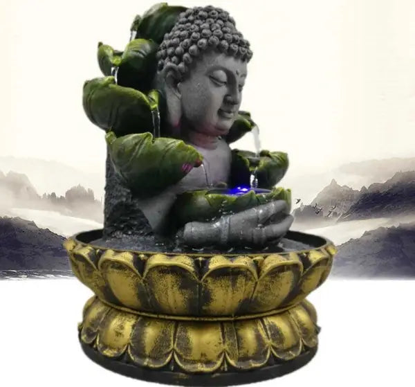 fontaine-bouddha-avec-lumiere