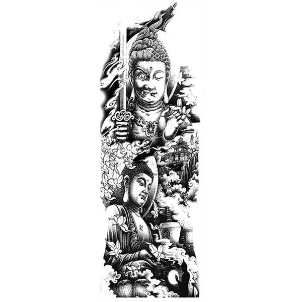 Tatouage Bouddha – Bras de l'Homme Bouddha
