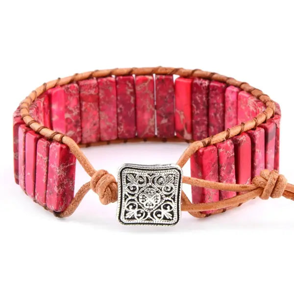 Bracelet Bouddhiste Premium – Multi Pierres Naturelles