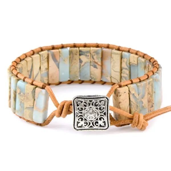 Bracelet Bouddhiste Premium – Multi Pierres Naturelles