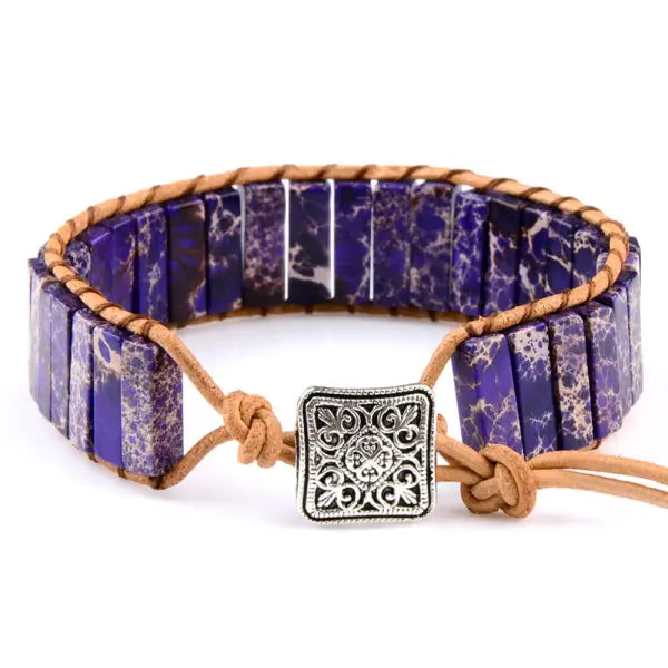 Bracelet Bouddhiste Premium – Multi Pierres Naturelles