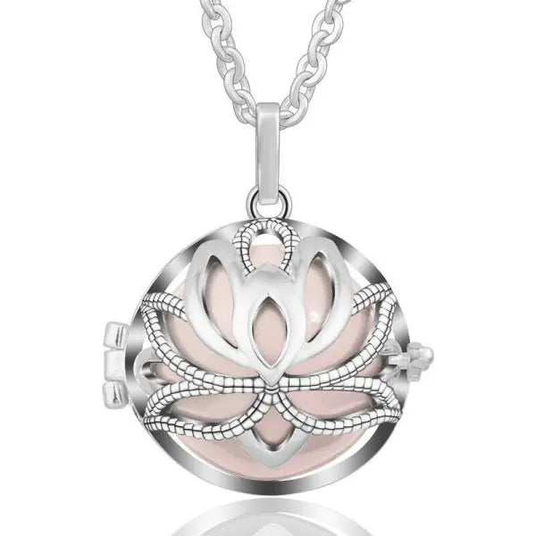 Pendentif Bouddha en Argent – Fleur de Lotus